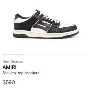Amiri Skeleton Low Top Sneakers